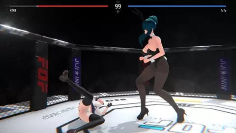 Loosing heroine gangbang mma