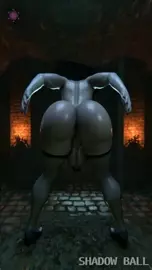 Lady D. spreading her ass