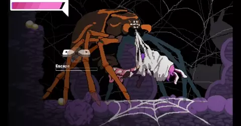 Udonge In Interspecies Cave: Big Spider vs Bunny Girl