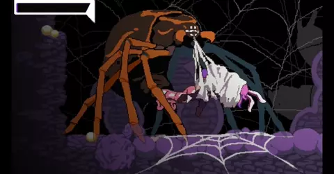 Udonge In Interspecies Cave: Big Spider vs Bunny Girl