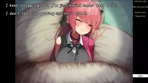 Vivi and the magical island - Vivi attacked by mofumofu.