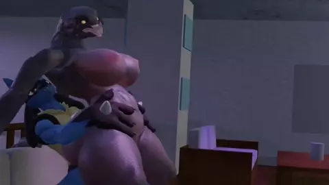 BIG CUMpilation of LUCARIO PMV