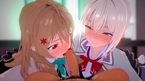 Alya and Maria 3P NTR sex[peh-koi]