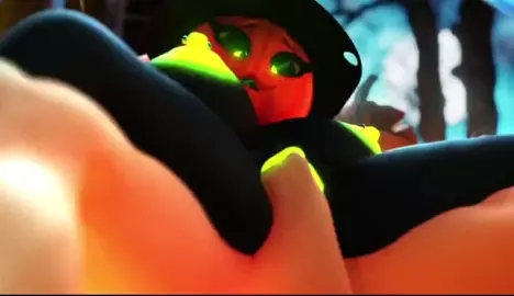 Pumpkin Girl gets her pussy pumpkin pied