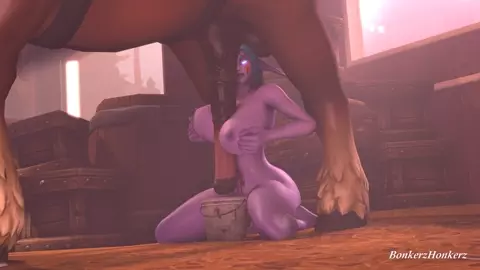 Night Elf X Horse (BonkerzHonkerz)