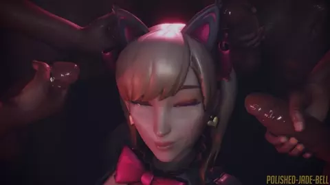 D.Va Group Facial [Blacked][Polished-Jade-Bell][4K]