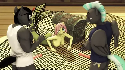 (HornyForest) Sea Fishing Animation (Fluttershy Version)