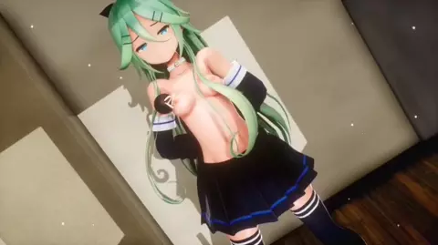 Constrained Yamakaze gets multiple Kuromaru creampies