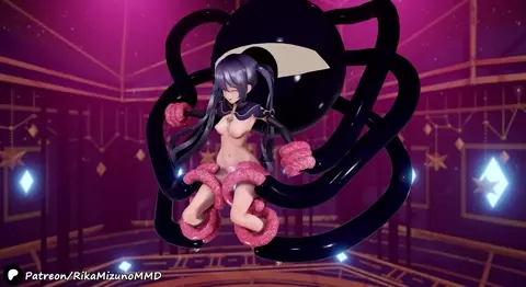 Mona vs Tentacles Remastered | Genshin Impact MMD R18