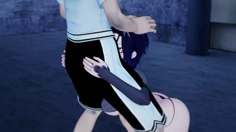 Link fucks Merlin in a dark alley