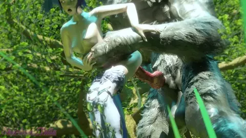 Meteion knotted by Werewolf [Sharlean tails]