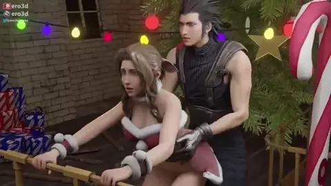 Aerith fucked by Zack on Christmas