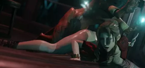 Aerith captured and fucked by Red XIII [Blueberg]