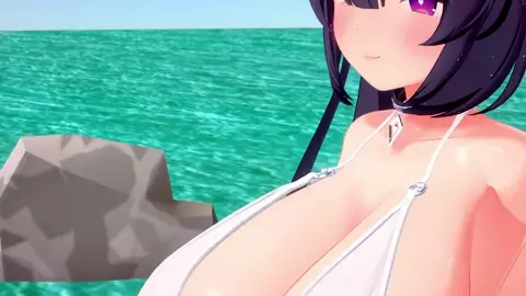Paizuri at the Beach