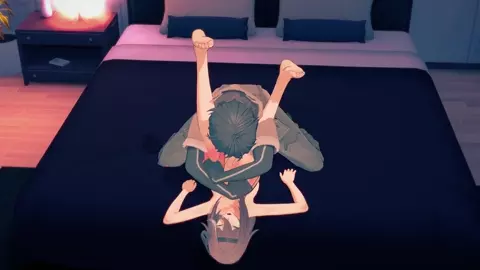 snowbreak haru leg lift on Ajutant shoulder camera position fornt