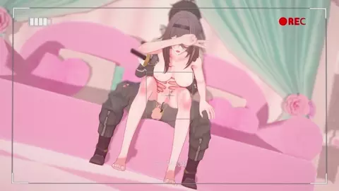 snowbreak haru shy for Ajutant force her make video