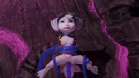 Rivet fucked by tentacles