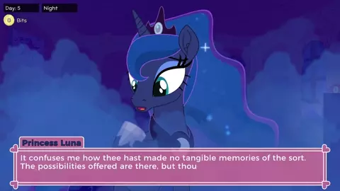 Pony Waifu Sim Princess Luna 1