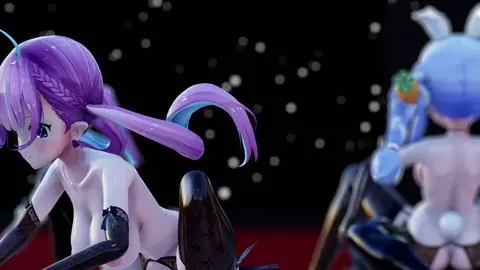 (Aqua, Mel & Pekora) Orgy Party (Lingerie Outfit) [ブラン]