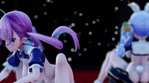 (Aqua, Mel & Pekora) Orgy Party (Maid Outfit) [ブラン]