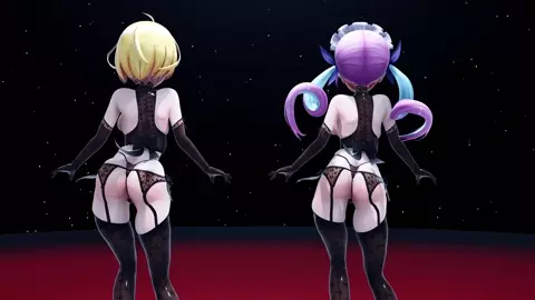 (Aqua & Mel) SEXDance The two brand new strippers [ブラン]