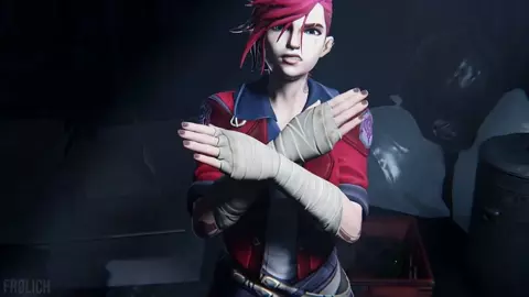 Vi tries her best not to act bi...[Frolich]