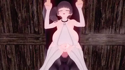 [H·H] Girlfriend copulation with horse