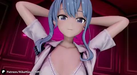 Shaking Dance - Hoshimachi Suisei, Kazama Iroha, Towa Ch. | Virtual Youtuber MMD R-18