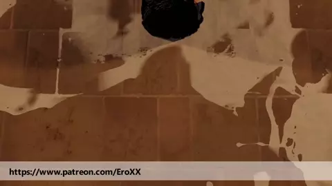 Deepthroat with horsecock with a lot of cum