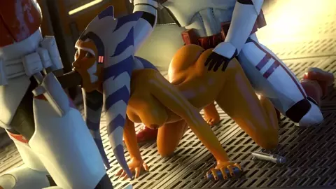 Ahsoka entertains the troops [Timpossible]