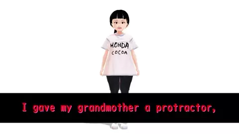 Cocoa Anime girl massages a hard, thick stick.