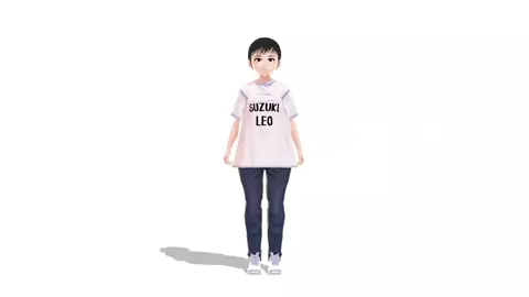 Leo Anime girl swim in micro bikini, and her nipples are visible