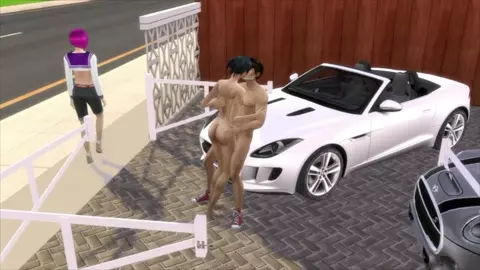 Holly Alto shagged on the Jag