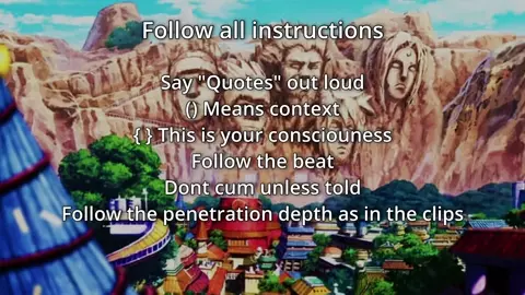 Tsunade continues your test! Anal Futa - JOI (Preview)