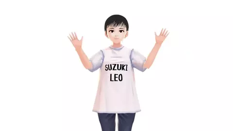 Leo Anime girl take a unisex hot spring in a unexplored place.