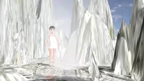 Leo Anime girl take a unisex hot spring in a unexplored place.