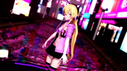Shimakaze - Chewy (ver. 2) [MMD R15] Hamselvish