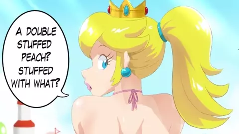 A doubled Stuffed peach