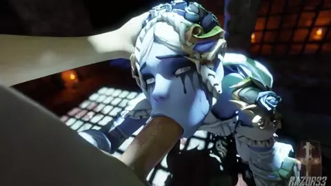 Widowmaker Ghost Bride blowjob