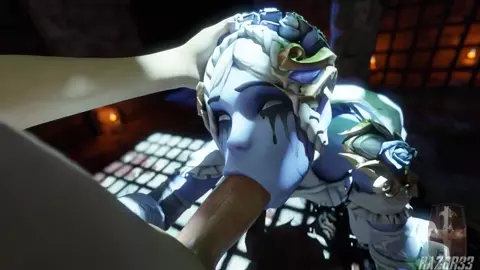 Widowmaker Ghost Bride blowjob