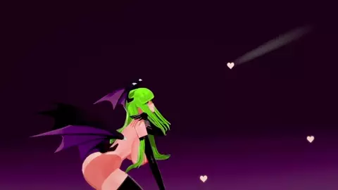 Darkstalkers Hentai Morrigan Aensland Nude Dancing Señorita and Sex Sucubo Girl