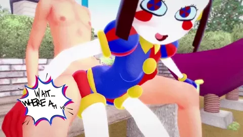 Pomni claps it digitally amazing digital Circus porn