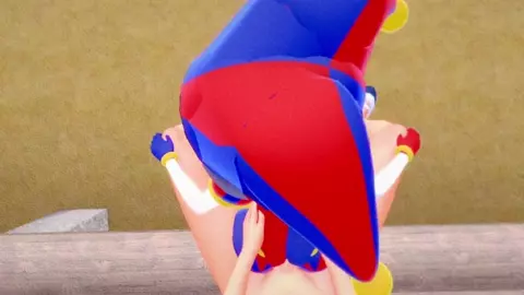 Pomni claps it digitally amazing digital Circus porn