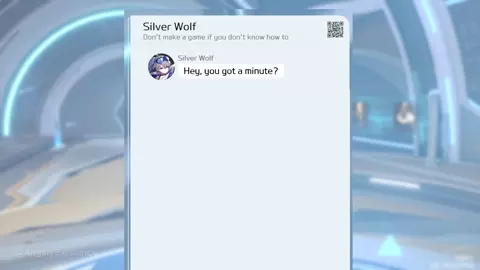 Texting with Silver Wolf