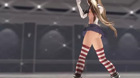 Shimakaze - Hello, How are you [MMD R18] Popipapi