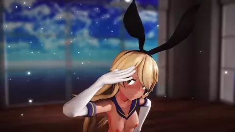 Shimakaze - Phone Number [MMD R18] Popipapi