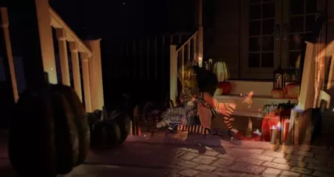 Halloween Night: Witch Fucked by Zombie