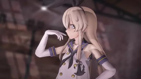 Shimakaze - Love Me If You Can [MMD R18] Popipapi
