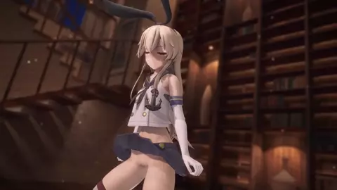 Shimakaze - Call On Me [MMD R18] Popipapi