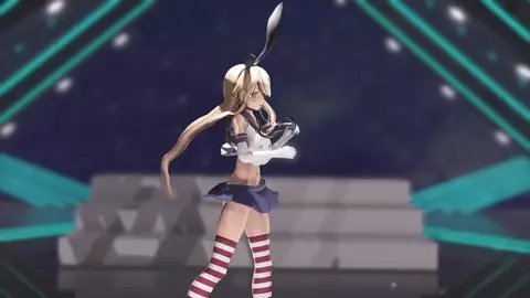 Shimakaze - Sweet Magic [MMD R18] Popipapi